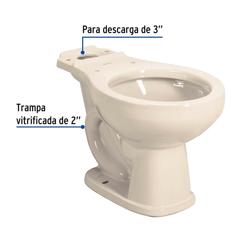 TAZA REDONDA CERAMICA MARFIL FOSET