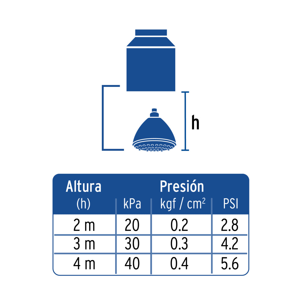 REGADERA CON EXTENSION TIPO TELEFONO FOSET AQUA