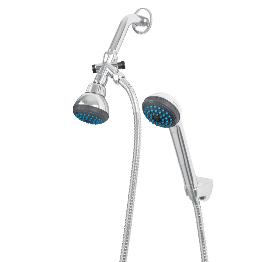 REGADERA PLASTICA TIPO TELEFONO BASIC MCA TRUPER FOSET