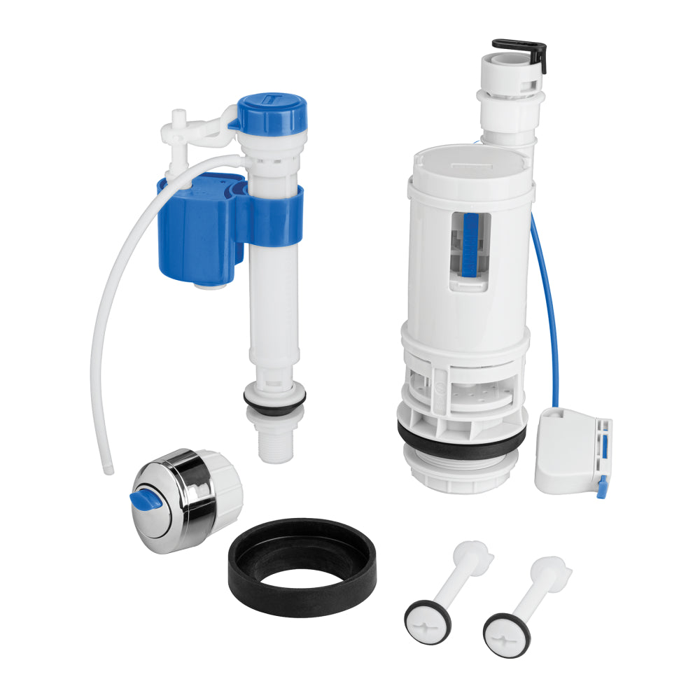 JUEGO DE ACCESORIOS PARA WC CON SISTEMA DUO MCA TRUPER FOSET *** OFRECER KD4056P ***