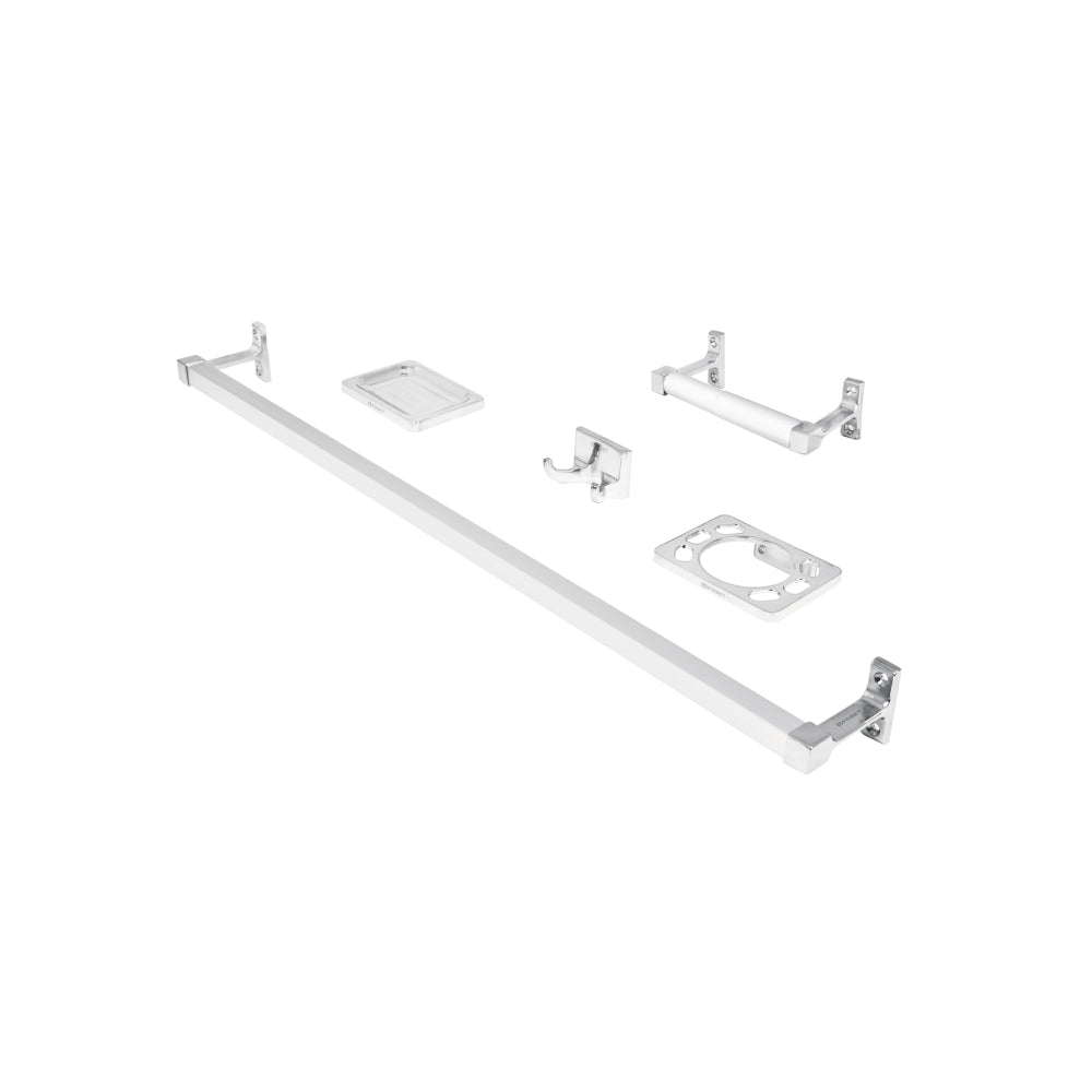 JUEGO ACCESORIOS PARA BAÑO 5 PIEZAS FOSET BASIC MCA TRUPER