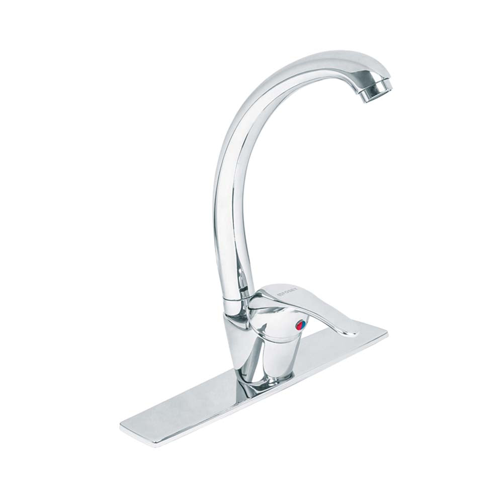 MONOMANDO PARA FREGADERO CUELLO CURVO FOSET AQUA