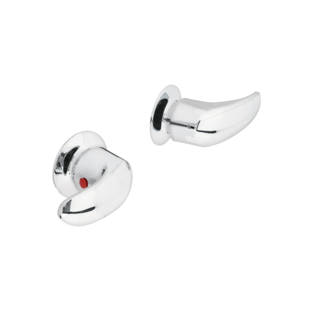 JUEGO 2 PIEZAS MANERALES GRANDES PALANCA EMPOTRAR FOSET AQUA