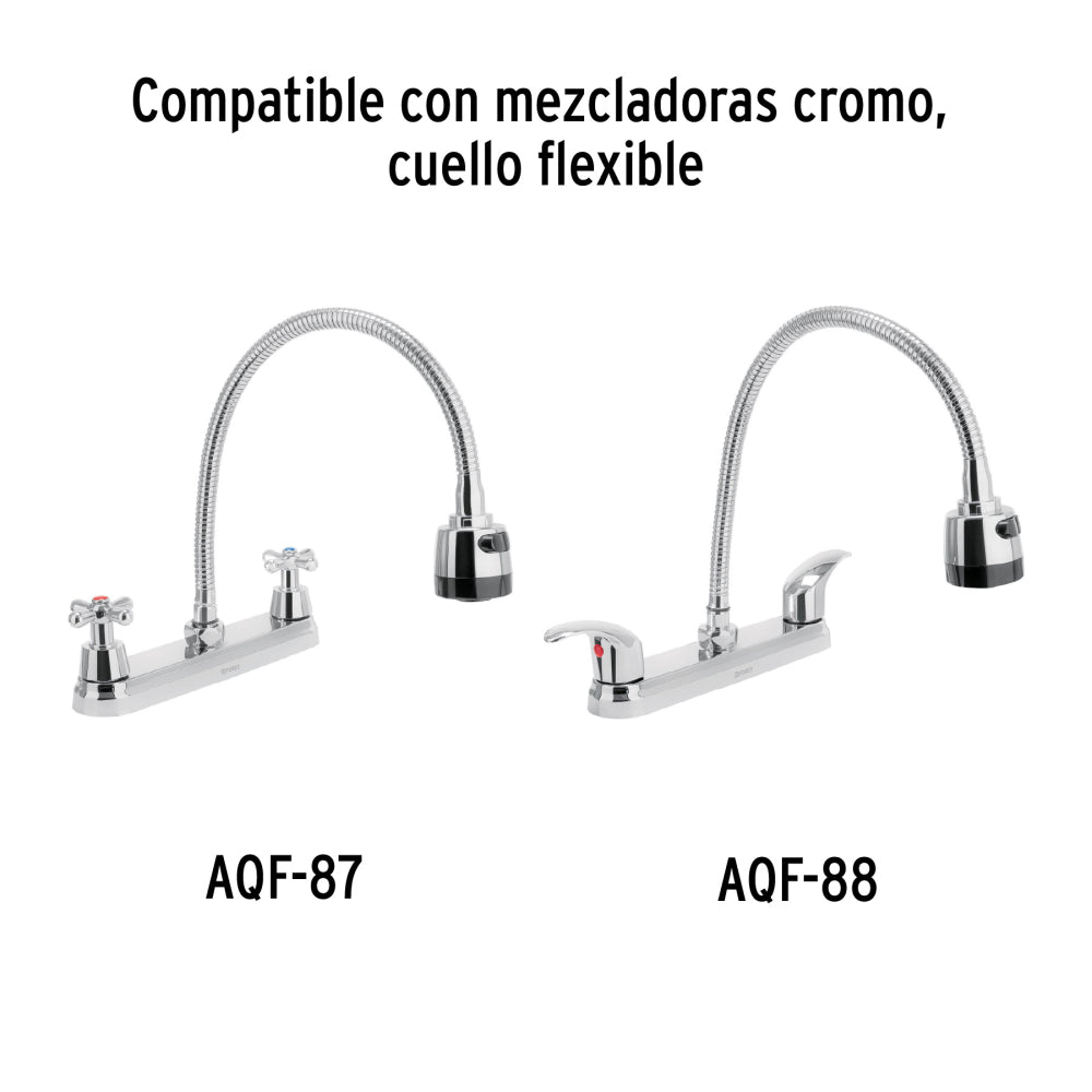 CUELLO FLEXIBLE DE REPUESTO PARA FREGADERO FOSET AQUA