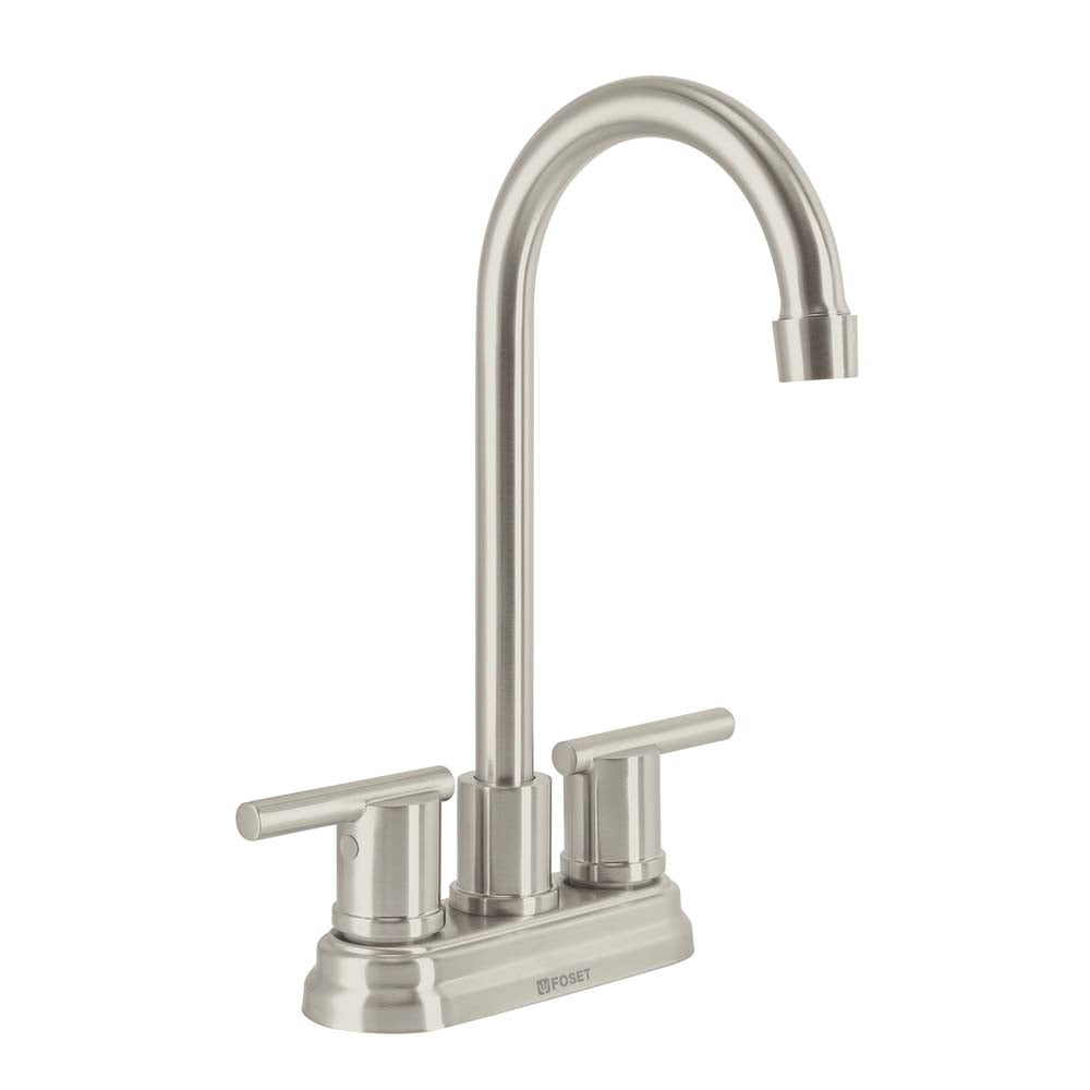MEZCLADORA PARA LAVABO DE 4" TIPO BAR SATIN FOSET ELEMENT