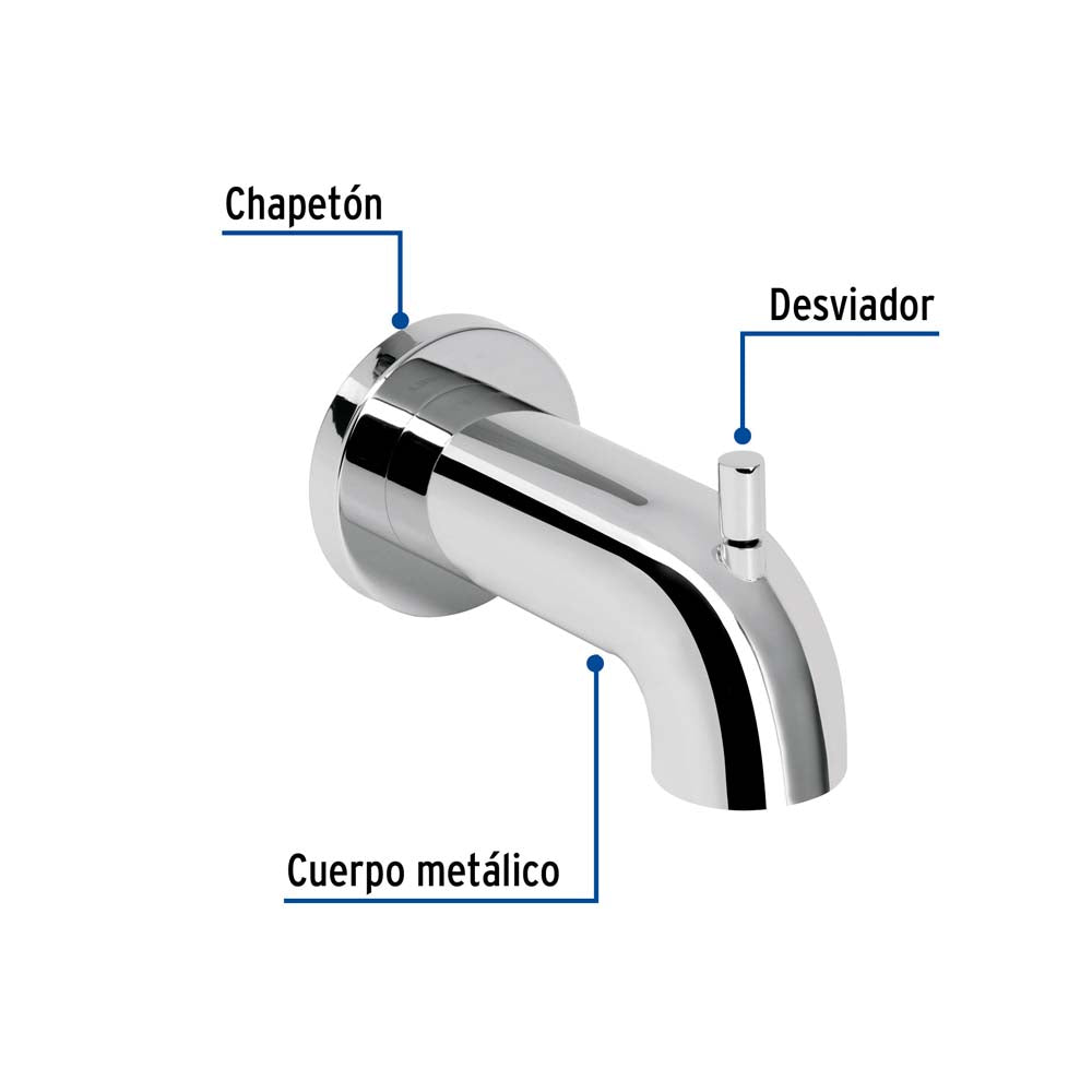 SALIDA DE TINA CON DESVIADOR FOSET ELEMENT