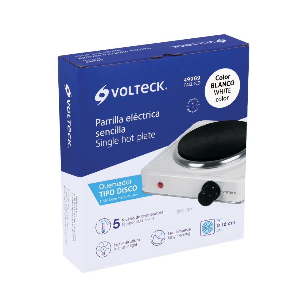 PARRILLA ELECTRICA DE DISCO INDIVIDUAL  PAEL-1CD