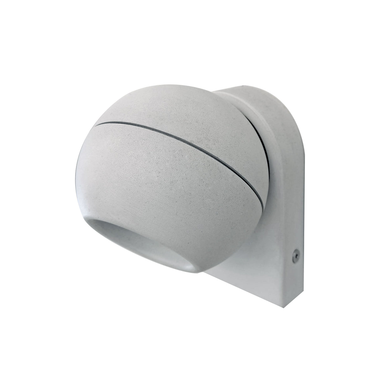 LUMINARIO REDONDO P/ PARED 1XGU10LED 3W 110-265V 3000K ACABADO ALUMINIO BLANCO MCA CLASS *** H.A.E. 2021 ***