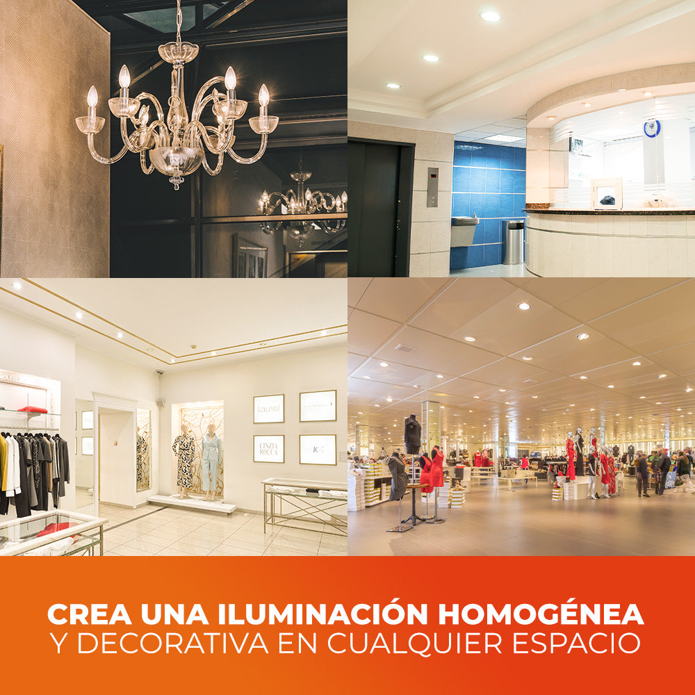 LAMPARA FIL 4.5W 30K CRI9 E27 C35 APERLADO