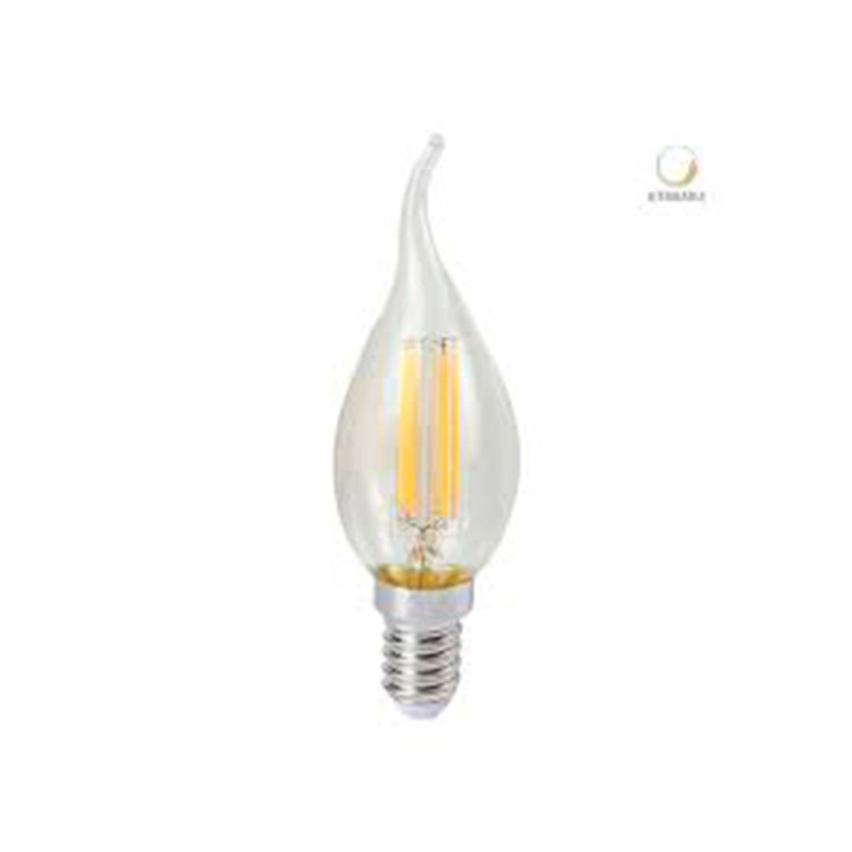 FOCO VELA C35 LED FILAMENTO 4.5 W LUZ CALIDA SUAVE BASE E14 NO ATENUABLE 4DFFE14LEDF27V