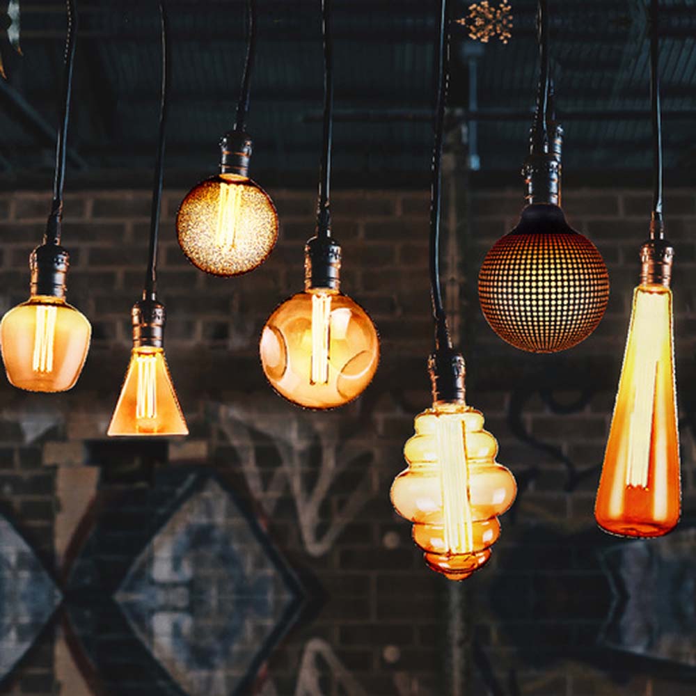 FOCO LED VINTAGE 4W/127V. 2000K LUZ SUAVE CALIDA