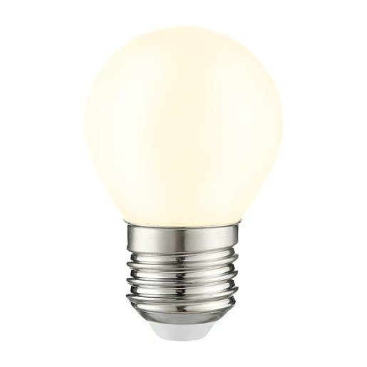FOCO GLOBO G45 LED FILAMENTO 4.5 W IRC 80 LUZ CALIDA BRILLANTE BASE E27 ATENUABLE