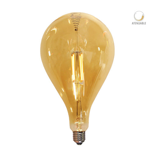 FOCO LED TECNOLITE DE FILAMENTO 4W ATENUABLE LUZ SUAVE CÁLIDA BASE E27 ***TECNOLITE HAE***