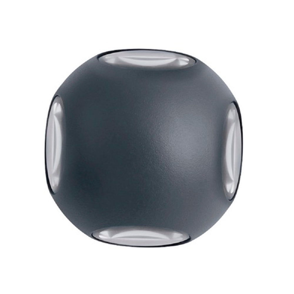 LAMPARA DE PARED ARBOTANTE LED EXTERIOR 4 W LUZ CALIDA BRILLANTE IP54 IK06 NO ATENUABLE LED INTEGRADO *** HAE ***