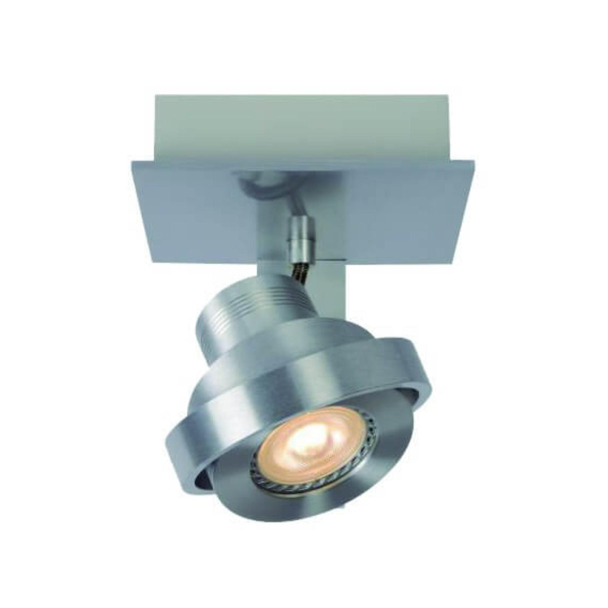 LUMINARIO CANOPE 1 LUZ GU10 LED 3W 110-130V 3000K SATIN CLASS *** EXHIBIDO ***