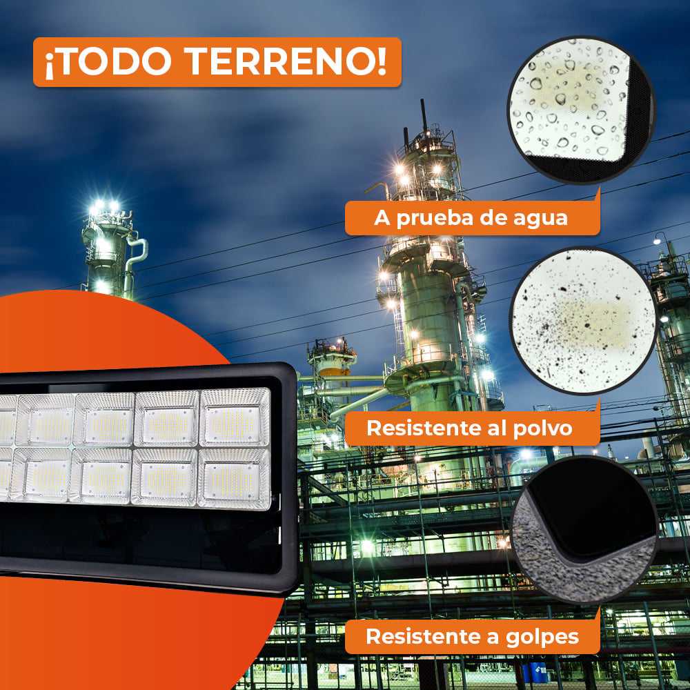 REFLECTOR EXT LED 500W 100-240V 44000LM 65K NGR