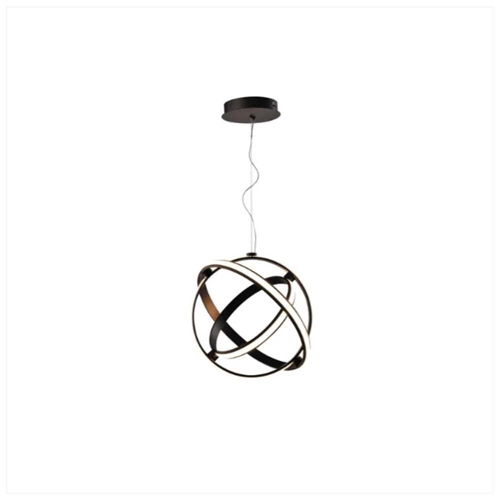 LUMINARIA LED COLGANTE ABATIBLE 30 CM NEGRO 30 W VERSA