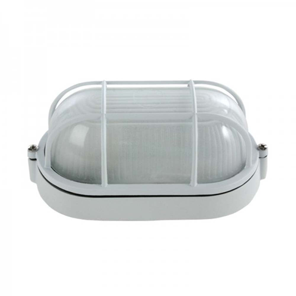 LUMINARIO A MURO CALUX 60W 127V IP44 E27 ACABADO BLANCO 5031/B