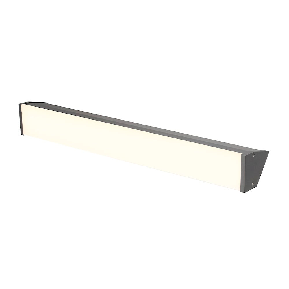 LAMPARA DE PARED ARBOTANTE LED EXTERIOR 50 W LUZ CALIDA BRILLANTE IP54 IK06 NO ATENUABLE LED INTEGRADO