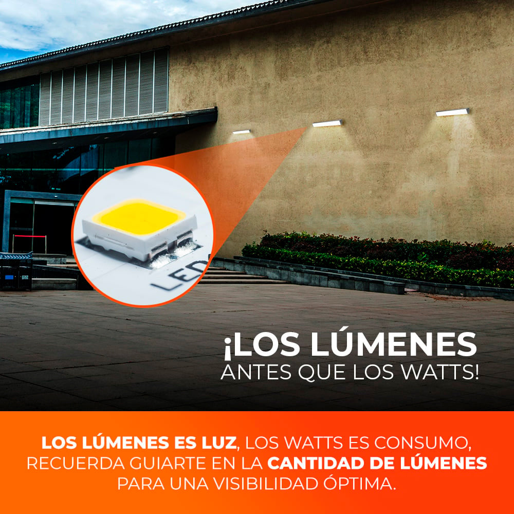 LAMPARA DE PARED ARBOTANTE LED EXTERIOR 50 W LUZ CALIDA BRILLANTE IP54 IK06 NO ATENUABLE LED INTEGRADO