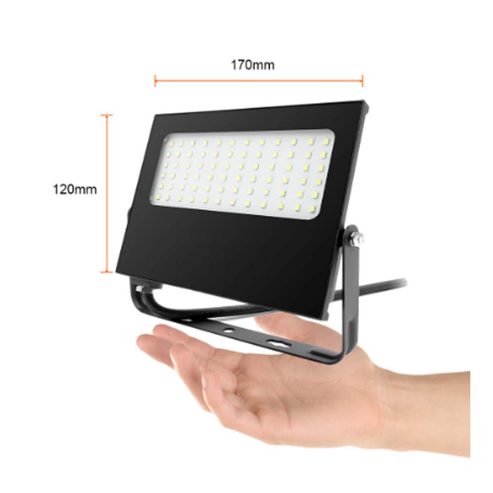 REFLECTOR LED PARA EXTERIOR 50W 100-240V 4500LM 3000K NEGRO TECNOLITE ***HAE2025***