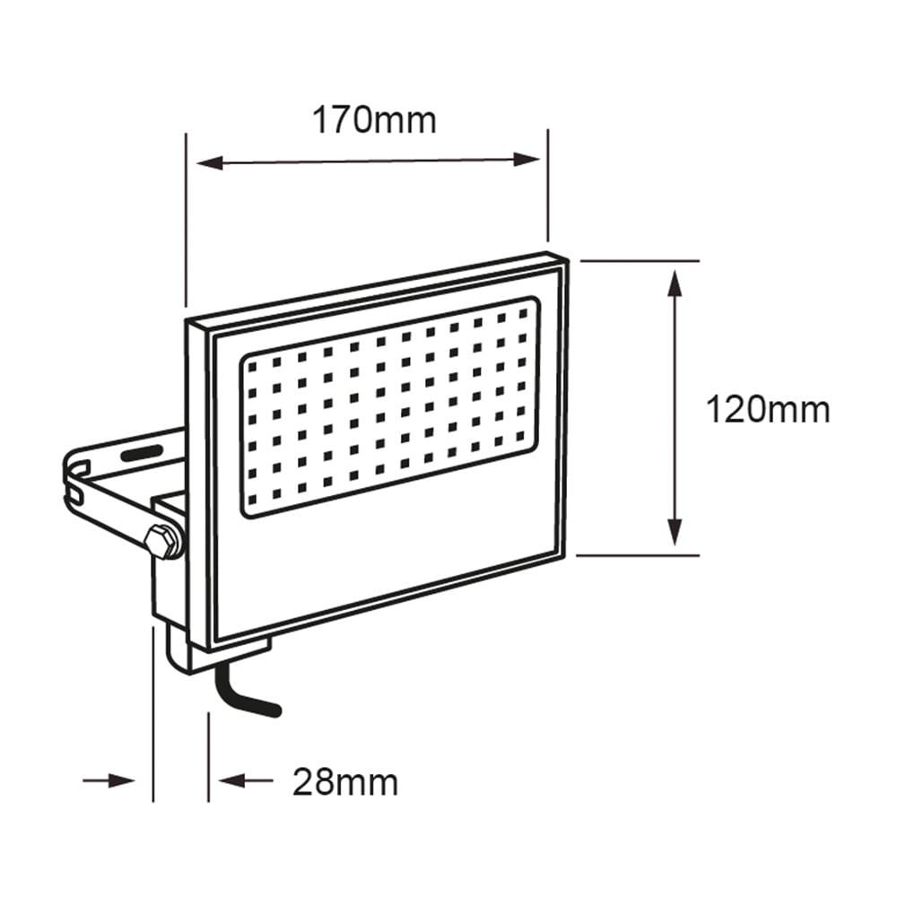 REFLECTOR EXT LED 50W 100-240V 4500LM 6500K NGR REFLECTOR EXT LED 50W 100-240V 4500LM 6500K NGR***HAE2025***