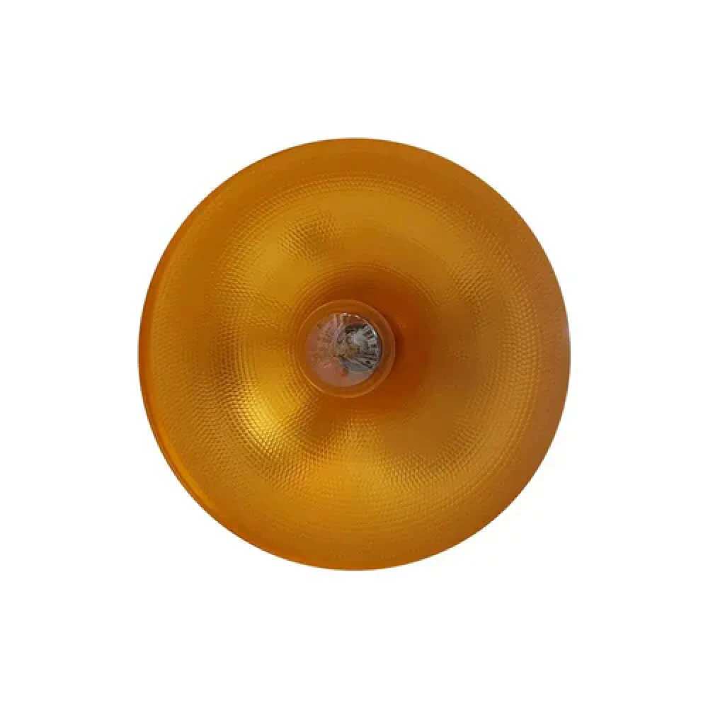 SLP LUMINARIO DECORATIVO PARA SUSPENDER BASE E26 ACABADO NEGRO APLANADO INT COBRE MCA PHILCO