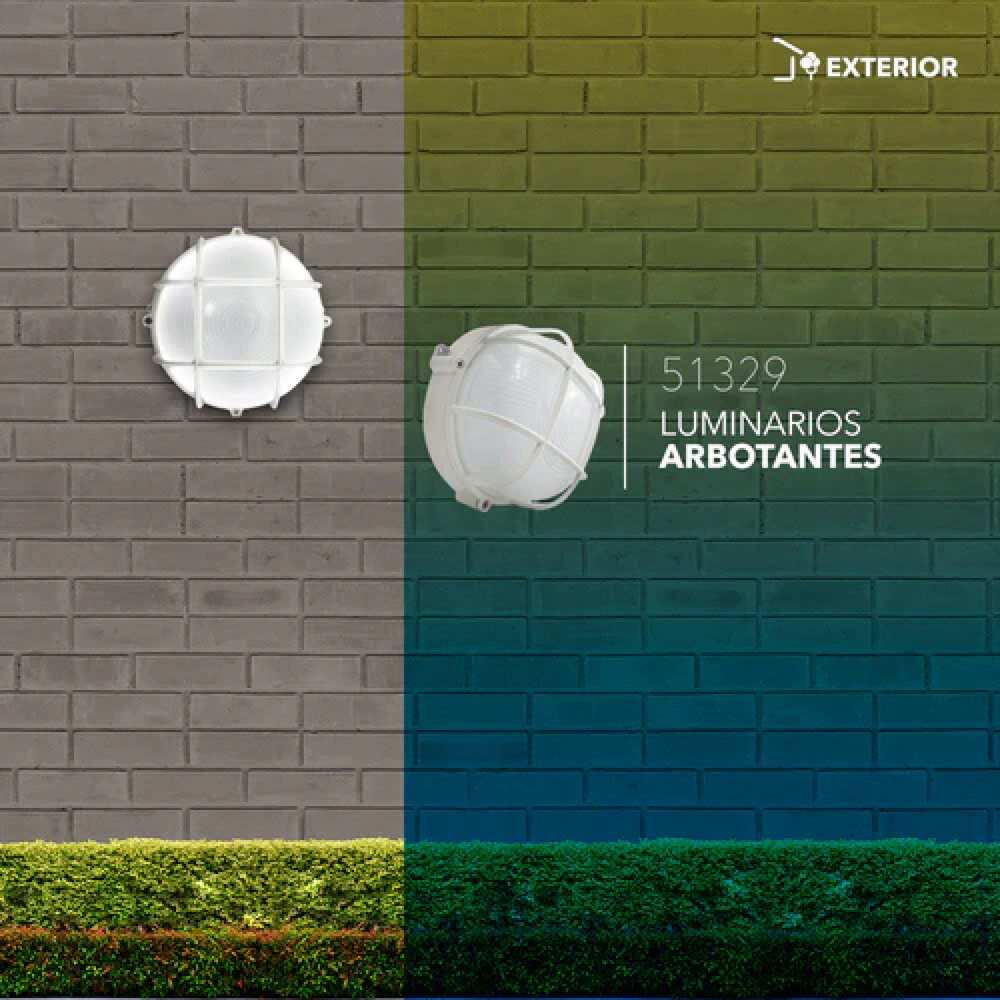 LUMINARIO ARBOTANTE DE LED SLP BULK HEAD LED 18W 90-265V 6500K BLANCO IP65 IK07 (CIRCULAR) MCA PHILCO