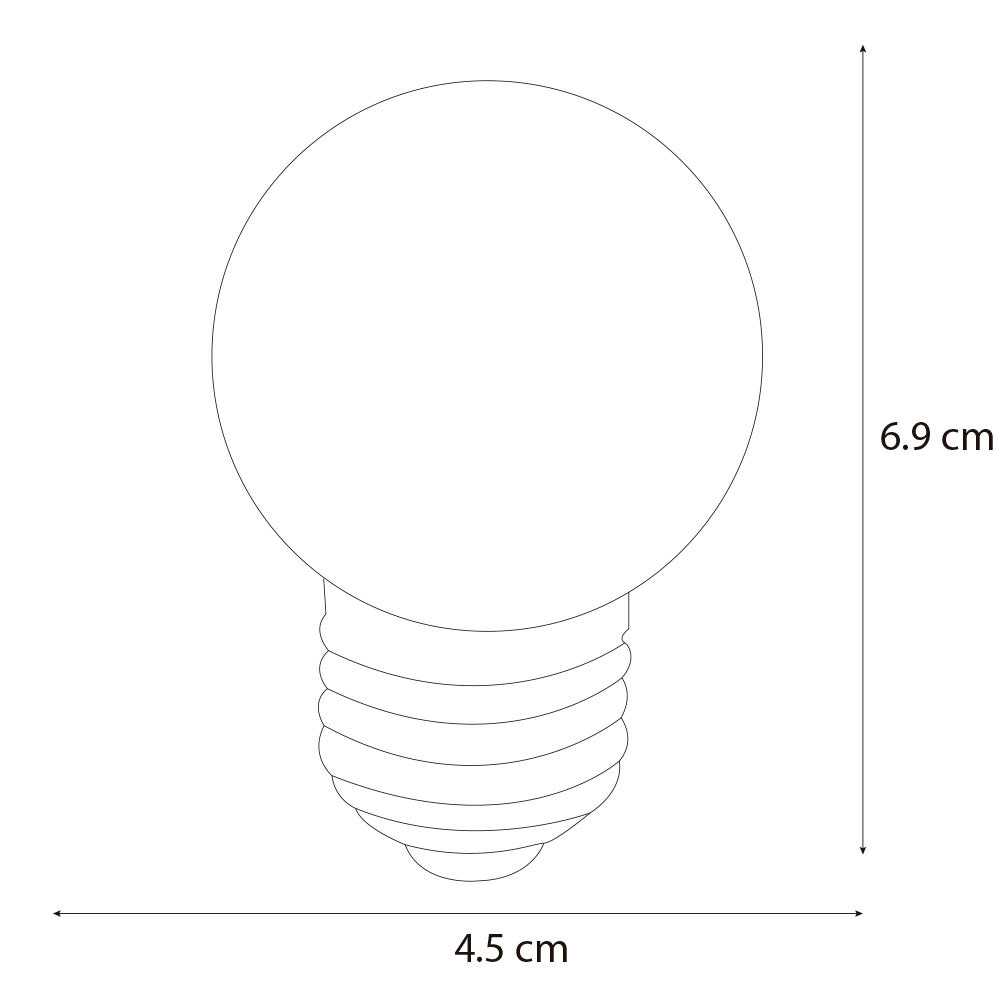 LAMPARA LED TIPO GLOBO VERDE 127V E26 MCA PHILCO ***HAE 2023***