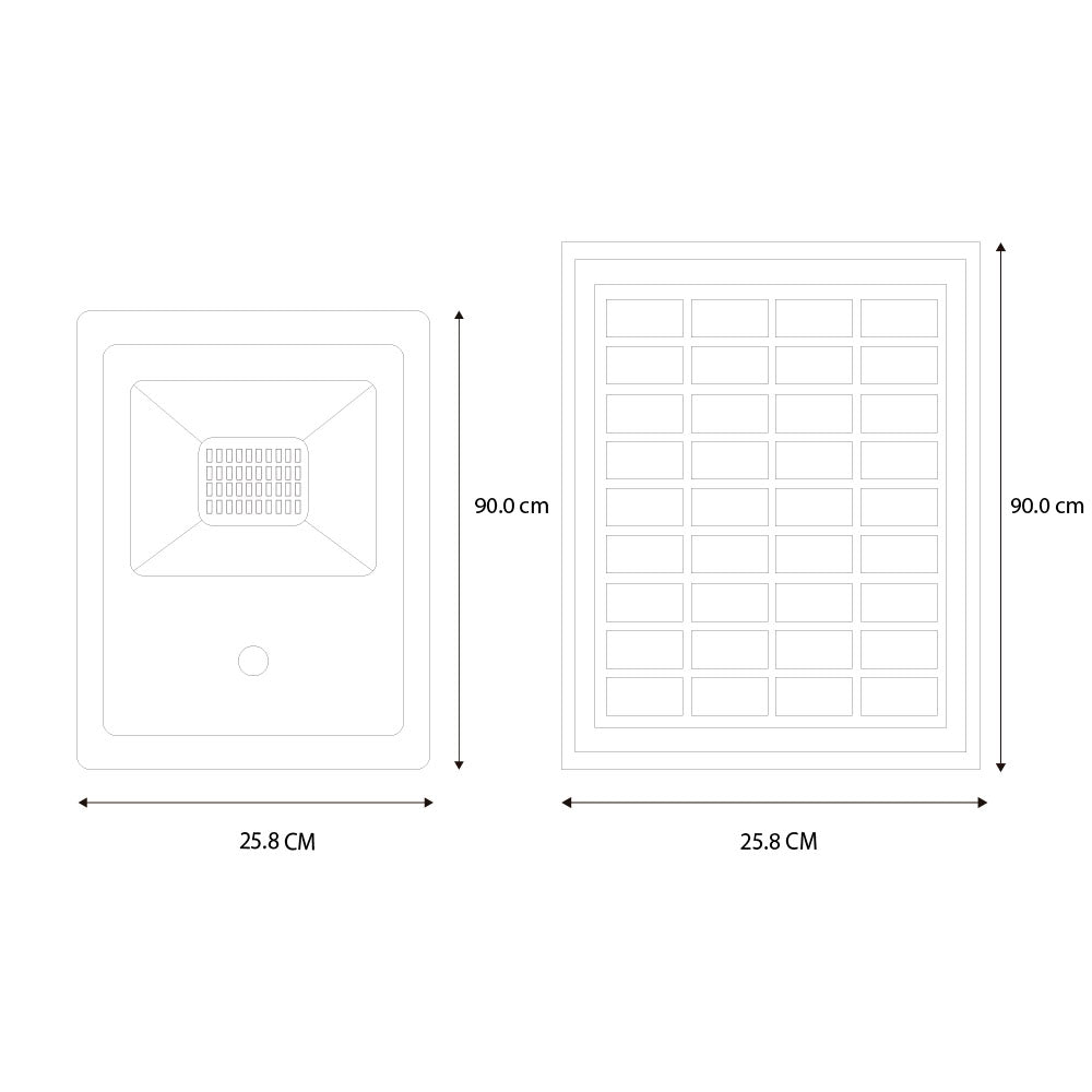 REFLECTOR SOLAR LED 10W CON PANEL INDEPENDIENTE MCA PHILCO ***HAE 2024***