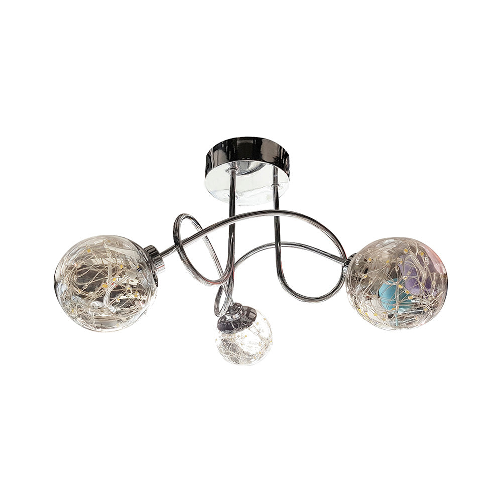 SLP LUMINARIO LED DE SOBREPONER 3 ESFERAS 12W 4000K 90-260V MCA PHILCO *** EXHIBIDO ***