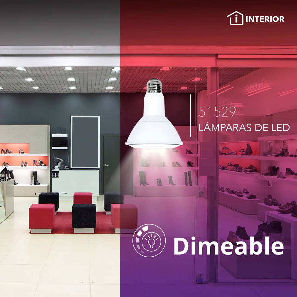 PAR38 LED 16W DIMEABLE 120V E26 6500K 25000H *** HA. LUMI ***