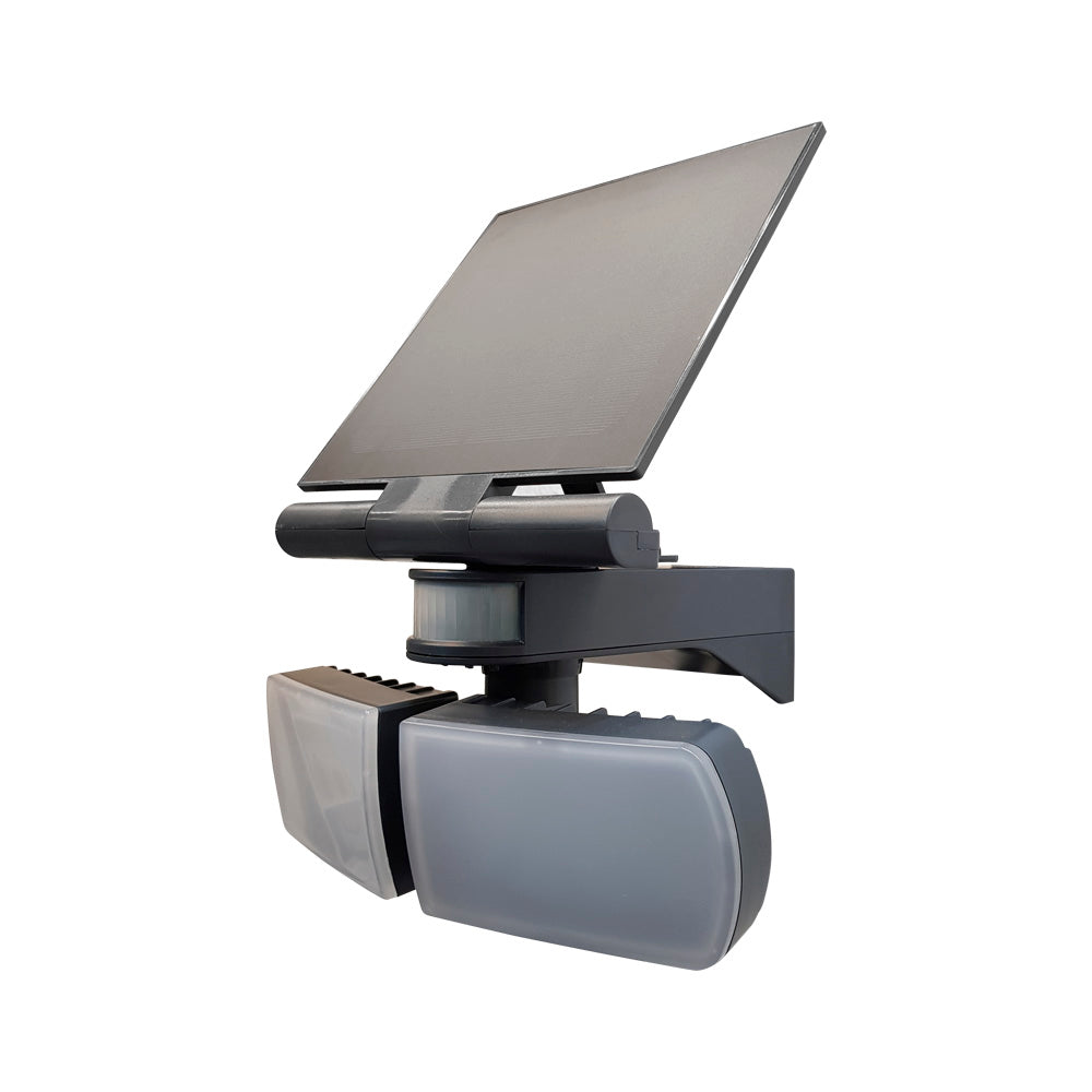 LUMINARIO SOLAR LED 8W CON SENSOR W CON PANEL INTEGRADO MCA PHILCO *** HAE ***