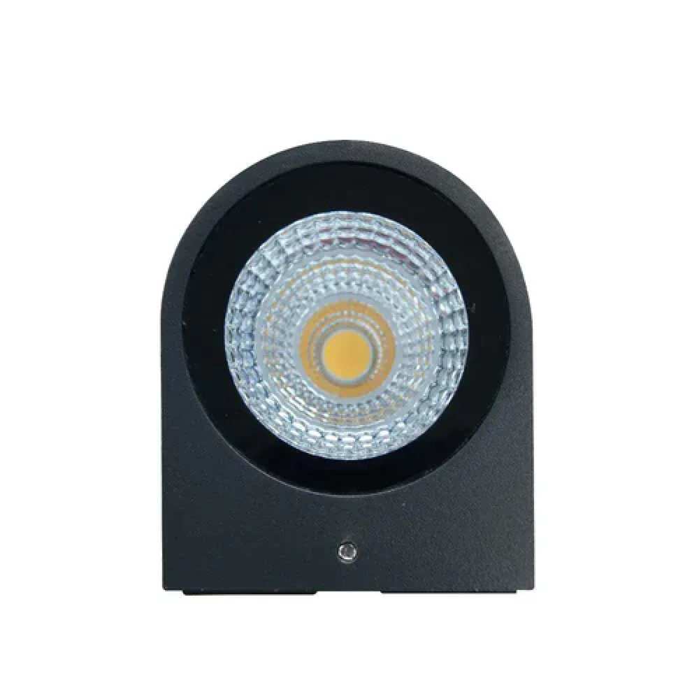 SLP LUMINARIO ARBOTANTE LED COB CILINDRICO 12W LUZ DIRECTA E INDIRECTA 100-260V 3000K 2*760LM IP54 90 IRC>80 CUERPO DE ALUMINIO COLOR NEGRO MCA PHILCO *** HAE ***