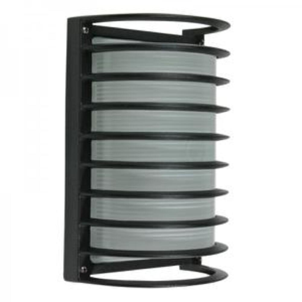 LUMINARIA PARA MURO CALUX 100W 125V IP54 E27 ACABADO NEGRO