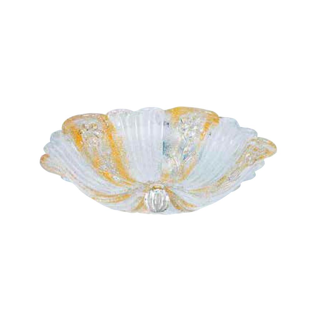 PLAFON MURANO INT. CRISTAL BLANCO