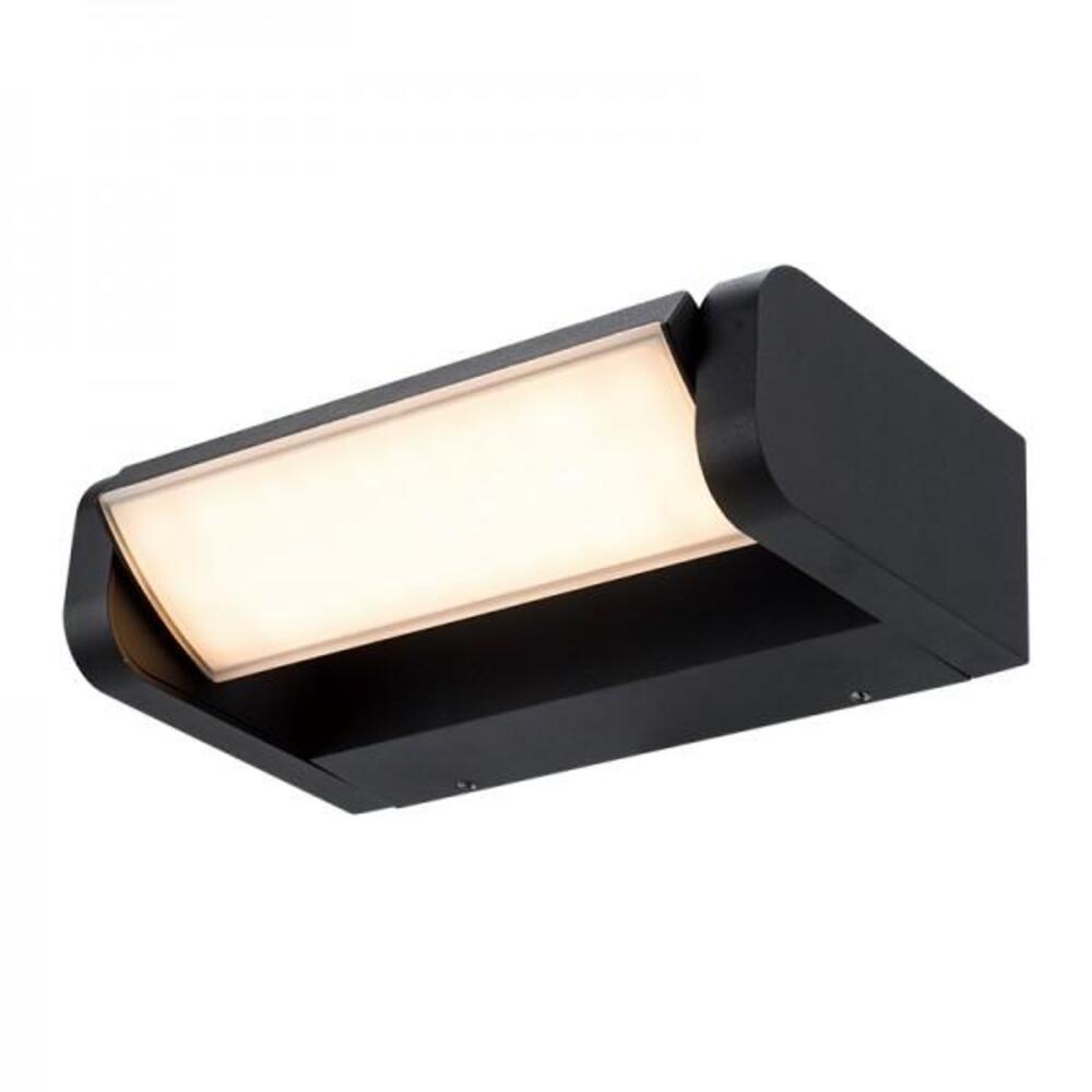 LUM LED P/MURO DIRIGIBLE 6W 100-240V 3000K IP65 GRAFITO ***HAE2025***