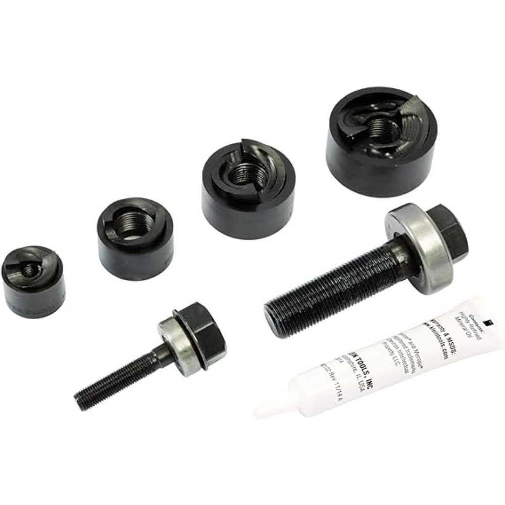 JUEGO DE 4 SACABOCADOS KT DE 0.50" A 1.25" CON ESTUCHE KLEIN TOOLS