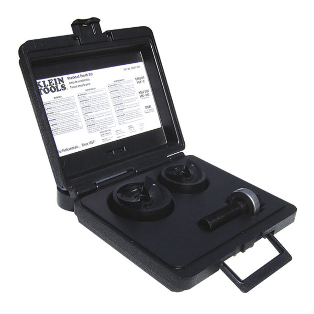 JUEGO DE 2 SACABOCADOS KT DE 1.50" A 2" CON ESTUCHE KLEIN TOOLS