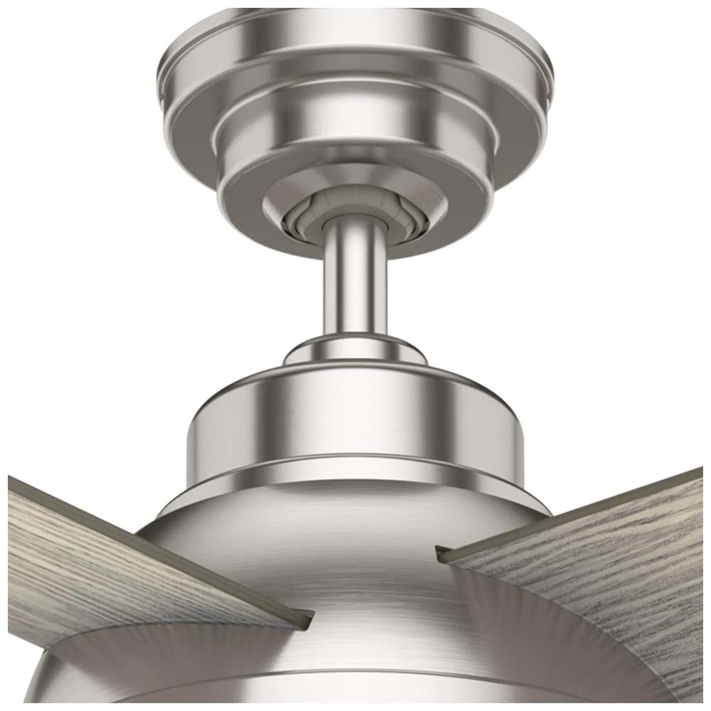 VENTILADOR TECHO 4 ASPAS 44 PULGADAS CON LUZ LED LEVITT COLOR NIQUE CEPILLADO 59436 HUNTER