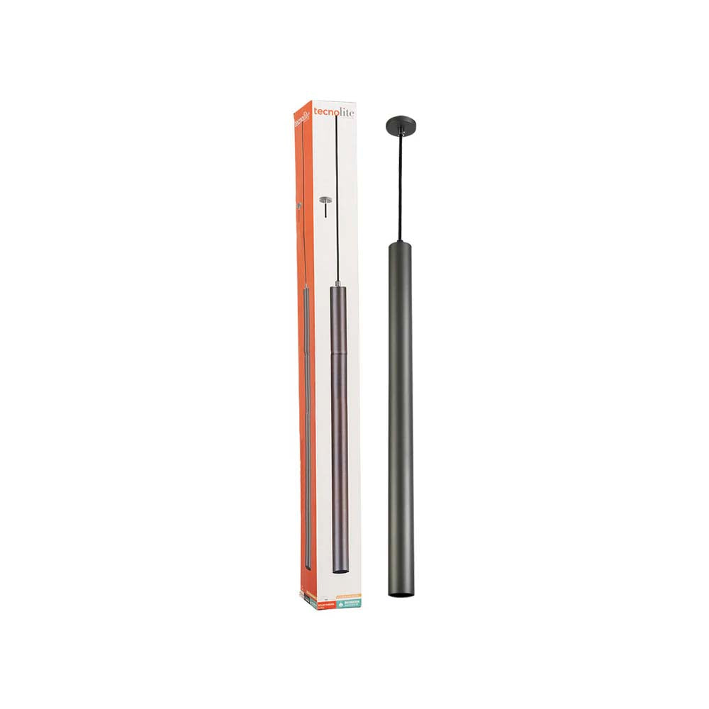 LUM. INT. DECORATIVA SUSPENDIDA ATRIA GRIS LAMPARA INTEGRADA 5W 100-240V ***TECNOLITE HAE***