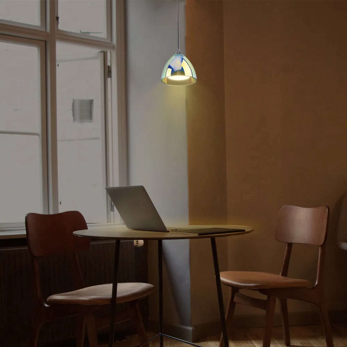 LÁMPARA DE INTERIOR LED TECNOLITE CARINA PARA SUSPENDER 5W LED INTEGRADO *** EXHIBIDO ***