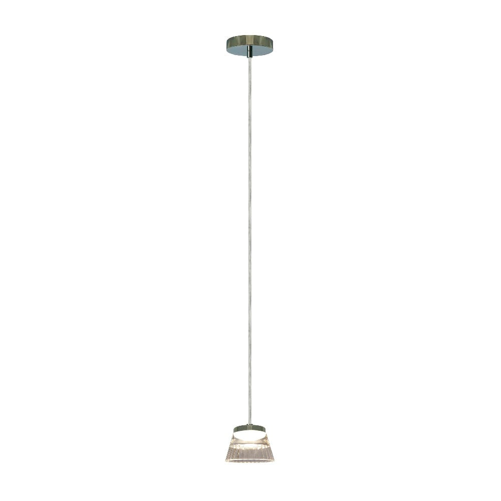 LAMPARA COLGANTE LED ACRILICO 1.50M ALTO 5.5W LUZ CALIDA BRILLANTE NO ATENUABLE