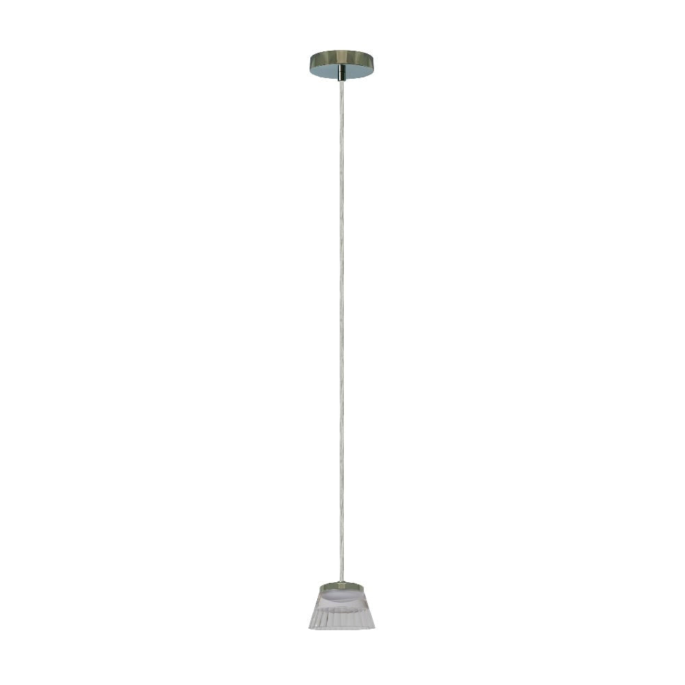 LAMPARA COLGANTE LED ACRILICO 1.50M ALTO 5.5W LUZ CALIDA BRILLANTE NO ATENUABLE