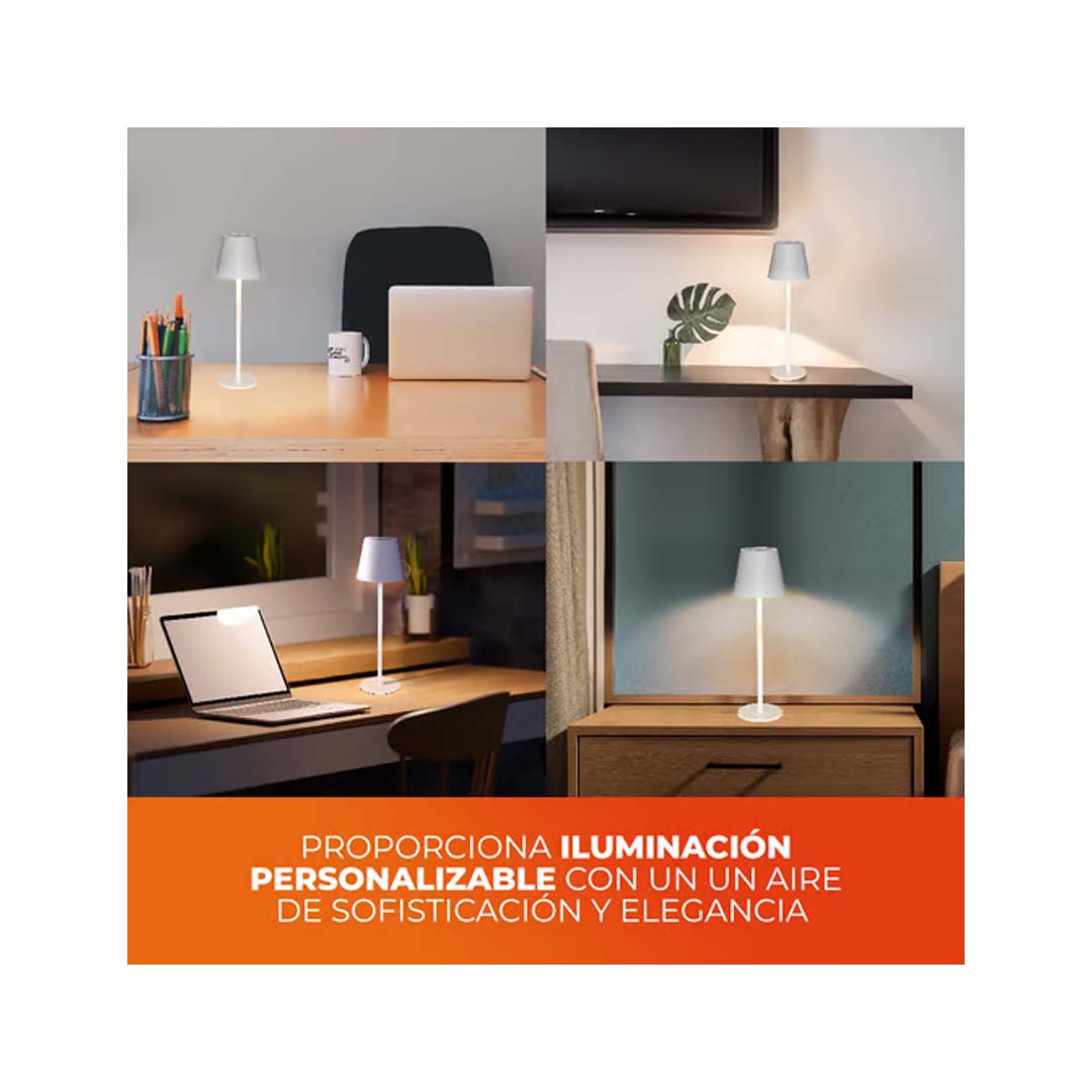 LUMINARIO INT LED 5W 4.2VCDLM 30K/40K/65K BCO