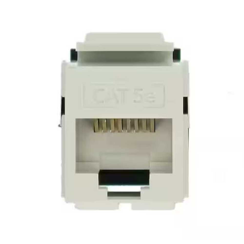 CONECTOR QUICKPORT LEVITON GIGAMAX CATEGORÍA 5E BLANCO