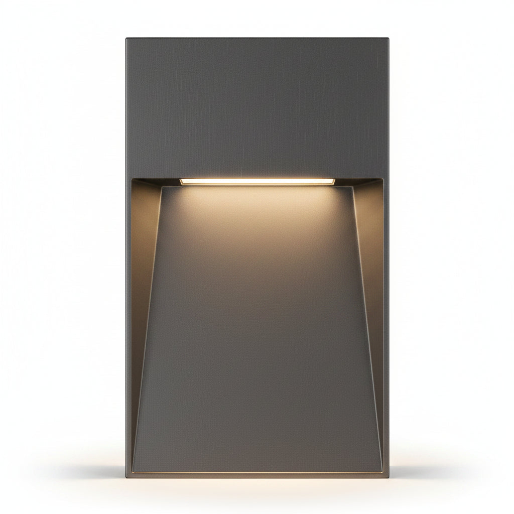 LUZ DE CORTESIA LED EXTERIOR SOBREPONER 5 W LUZ CALIDA BRILLANTE IP54 IK05 LED INTEGRADO 5HLED812CV30G