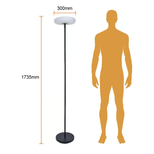 LUMINARIO EXT LED 3.1W 3.7VCD 480LM 30K NGR