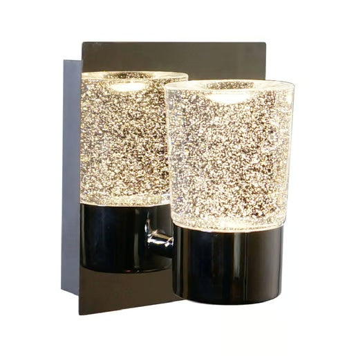 LAMPARA PARED ARBOTANTE CRISTAL LED 5.5W LUZ CALIDA BRILLANTE NO ATENUABLE