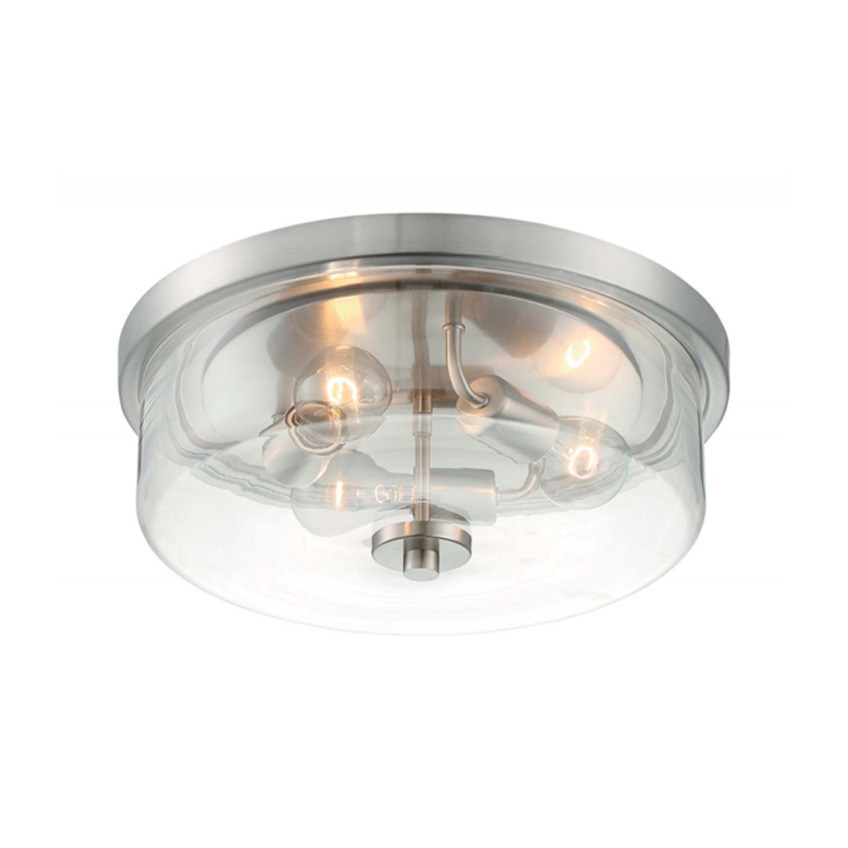 LUMINARIO A TECHO SOMMERSET 3 LUCES NIQUEL CEPILLADO SATCO